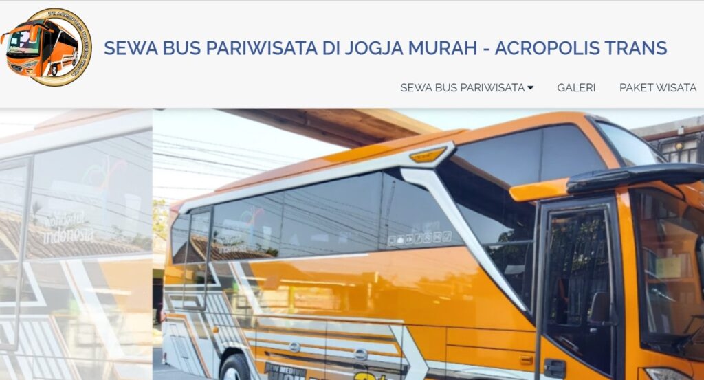 Acropolis Trans, Perusahaan Rental Bus Profesional di Jogja